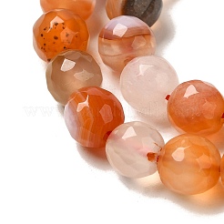 Natural Agate(Dyed & Heated) Beads Strands&nbsp;G-H066-B01-01