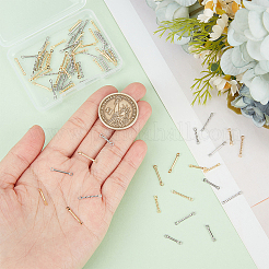80Pcs 8 Styles 201 Stainless Steel Connector Charms&nbsp;STAS-UN0055-55