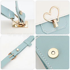 DIY PU Leather Braided Women's Crossbody Handbag Making Kits&nbsp;DIY-WH0349-209C