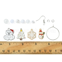 Acrylic Bead DIY Earring Making Kits&nbsp;DIY-FS0006-67D
