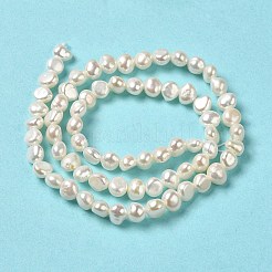 Natural Cultured Freshwater Pearl Beads Strands&nbsp;PEAR-E017-01