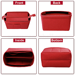 Wool Felt Bag Organizer Inserts&nbsp;FIND-WH0111-223C