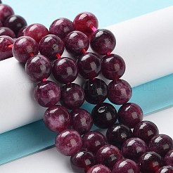 Dyed Natural Malaysia Jade Beads Strands&nbsp;G-G021-01B-04