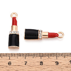 Alloy Rhinestone & Enamel Pendants&nbsp;ENAM-T024-62A-G