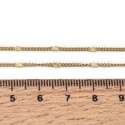 2MM Unisex 304 Stainless Steel Textured Oval Curb Chain Necklaces&nbsp;NJEW-P356-07A-G