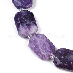 Natural Lepidolite Beads Strands&nbsp;G-B125-P25-01