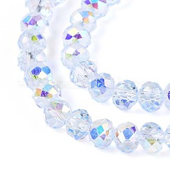 Transparent Glass Beads Strands&nbsp;EGLA-N016-4mm-02