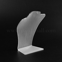 Organic Glass Necklace Display Busts Sets&nbsp;NDIS-N018-02