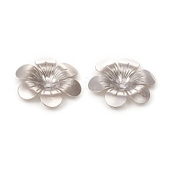 6-Petal Brass Bead Caps&nbsp;X-KK-I669-06P