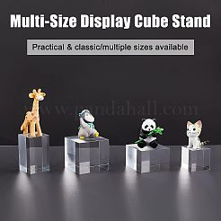 4Pcs 4 Styles Acrylic Jewelry Display Bases&nbsp;ODIS-OC0001-38