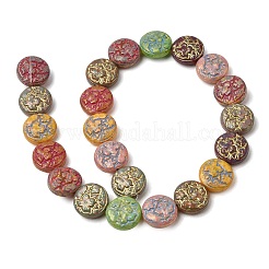 Painted Glass Beads Strands&nbsp;GLAA-Z021-18A