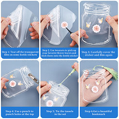 DIY Transparent Blank Bookmark Making Kit&nbsp;DIY-GL0004-21
