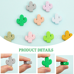 18Pcs 18 Styles Food Grade Eco-Friendly Silicone Beads&nbsp;SIL-CA0001-70