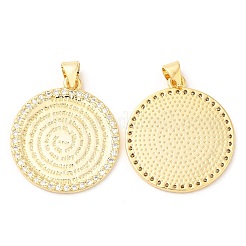 Brass with Cubic Zirconia Pendants&nbsp;X-KK-K332-16A-G