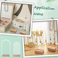 1 Set Transparent Acrylic Single Pair Earring Display Stands Set&nbsp;EDIS-SC0001-04