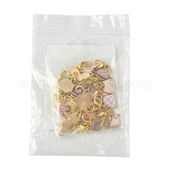 20Pcs 20 Styles Alloy Enamel Pendant Decorations&nbsp;HJEW-FS00048