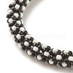 Glass Seed Crochet Beaded Bracelet&nbsp;BJEW-JB08083