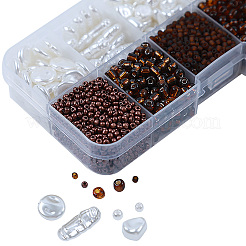 DIY 10 Style ABS & Acrylic Beads Jewelry Making Finding Kit&nbsp;DIY-N0012-05C