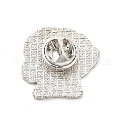 Dog Enamel Pin with Brass Butterfly Clutches&nbsp;JEWB-A006-04A