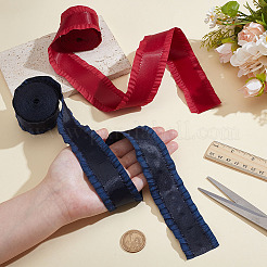 10 Yards 2 Colors Polyester Ruffled Ribbon&nbsp;OCOR-ME0001-20