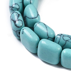 Synthetic Turquoise Beads Strands&nbsp;G-M435-A15-01