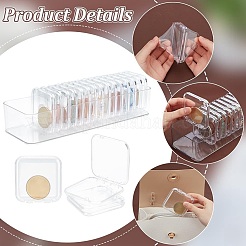 Cuboid Transparent Acrylic Box Organizer&nbsp;ODIS-WH0099-30