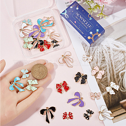 30Pcs 15 Styles Alloy Enamel Charms&nbsp;ENAM-SC0005-68