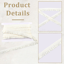 9 Yards Polyester Tassel Lace Trim&nbsp;OCOR-GF0005-49