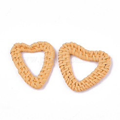 Handmade Reed Cane/Rattan Woven Linking Rings&nbsp;X-WOVE-T006-038B