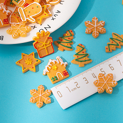 Christmas Theme Resin Decoden Cabochons&nbsp;RESI-CJ0001-06