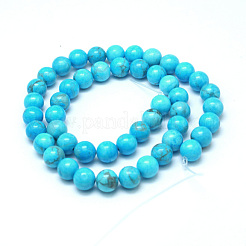 Natural Howlite Beads&nbsp;G-G904-8mm-01