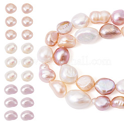 2 Strands Natural Cultured Freshwater Pearl Beads Strands&nbsp;PEAR-TA0001-31