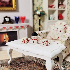 Christmas Snowman Mini Ceramic Tea Sets&nbsp;BOTT-PW0002-123