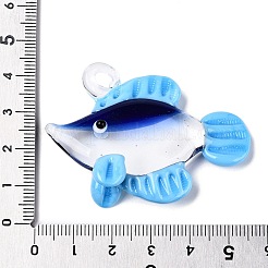 Handmade Lampwork Pendants&nbsp;LAMP-N024-34B-02