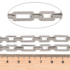201 Stainless Steel Rectangle Link Chains Chains&nbsp;CHS-F024-06P