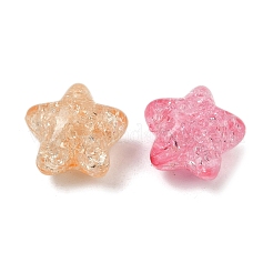 Transparent Crackle Acrylic Beads&nbsp;OACR-B031-08