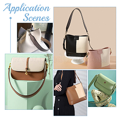 Adjustable PU Imitation Leather Bag Handles&nbsp;DIY-WH0185-45A