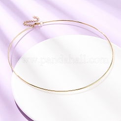 1.5MM 201 Stainless Steel Wire Choker Necklace&nbsp;NJEW-Z098-02G