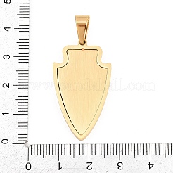 304 Stainless Steel Pendants&nbsp;STAS-B137-02G