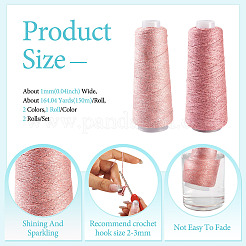 2 Rolls 2 Colors Cotton Cord&nbsp;OCOR-TA0003-47C
