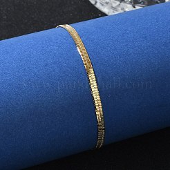 Ion Plating(IP) 304 Stainless Steel Herringbone Chain Bracelets&nbsp;BJEW-P236-15G
