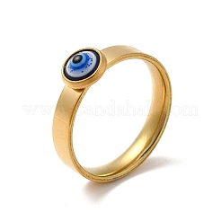 Resin Evil Eye Finger Ring&nbsp;STAS-H173-06G