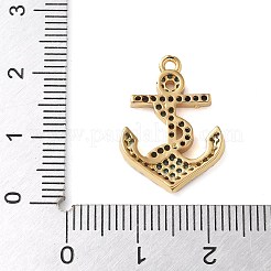 Brass Micro Pave Cubic Zirconia Pendants&nbsp;KK-C086-13G-01