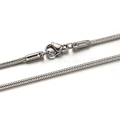 304 Stainless Steel Snake Chain Necklaces&nbsp;NJEW-M151-11