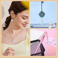 20Pcs Transparent Glass Globe Pendants&nbsp;GLAA-TA0003-51