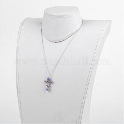 Natural Gemstone Pendant Necklaces&nbsp;NJEW-JN01645