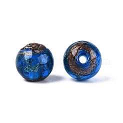 Handmade Gold Sand Lampwork Beads&nbsp;LAMP-N045-01A-04