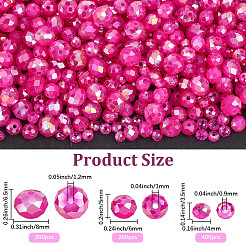 800Pcs 3 Styles Baking Paint Glass Beads&nbsp;DGLA-PA0001-04