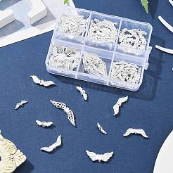 80Pcs 6 Style Alloy Beads Sets&nbsp;FIND-FS0001-94