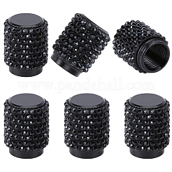 8Pcs Rubber Rhinestone Tire Valve Stem Caps&nbsp;FIND-GF0009-36A